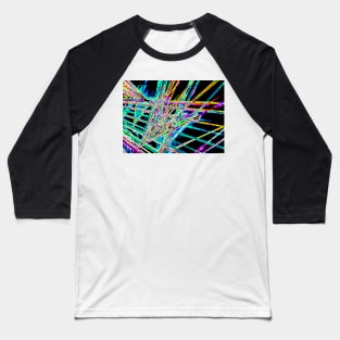 Neon Light Stream Baseball T-Shirt